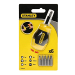 Mini surubelnita magnetica Stanley+ 6 varfuri