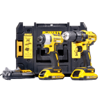 Set Dewalt DCK2059D2T + Cutie de transport TSTAK