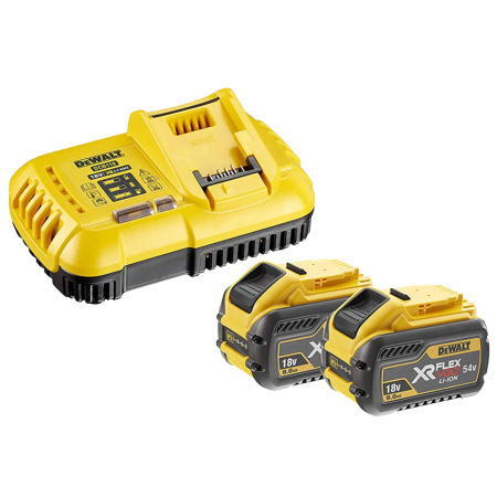 Set incarcator si 2 acumulatori XR FlexVolt DeWalt DCB118X2-QW