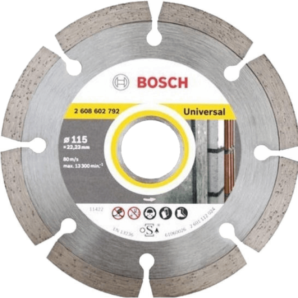 Disc diamantat Bosch UNIVERSAL Ø115mm ⬙