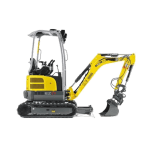 Excavator compact pe senile Wacker-Neuson EZ17