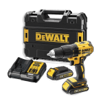 Masina de gaurit cu percutie cu 2 acumulatori DeWalt DCD778S2T