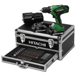 Masina de gaurit/infiletat cu 2 acumulatori Hitachi DS18DJLWK autofiletanta bormasina surubelnita cu acumulator