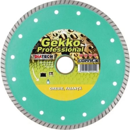 Disc diamantat Diatech GEKKO CERAMIC Ø115mm ⬙⬙⬙