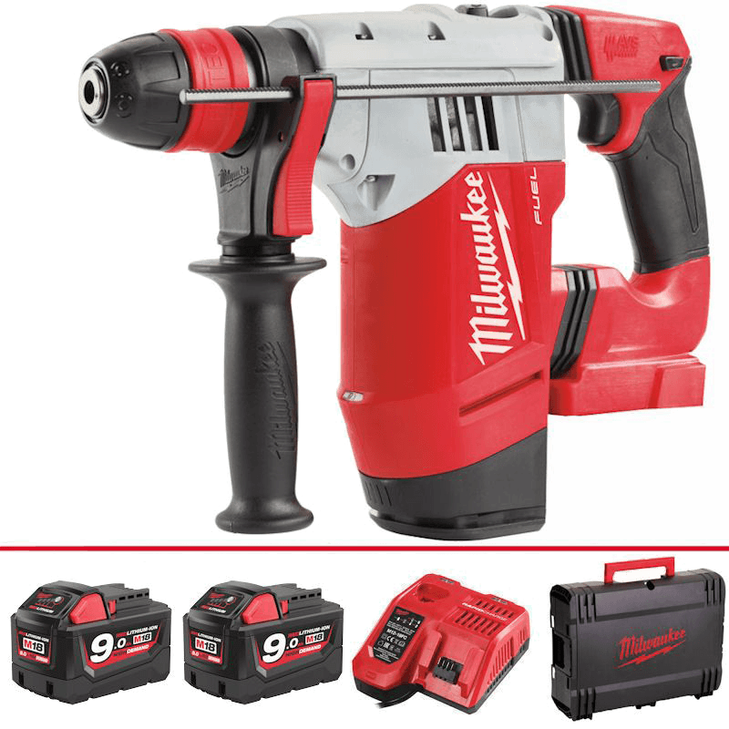 Ciocan rotopercutor cu 2 acumulatori Milwuakee M18 CHPX-902X Ciocan rotopercutor cu 2 acumulatori Milwuakee M18 CHPX-902X bormasina