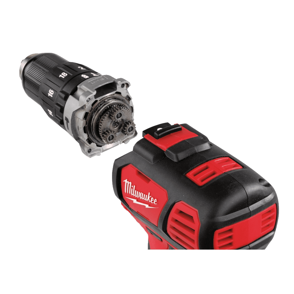 Masina de gaurit/infiletat cu 2 acumulatori Milwaukee M18 CBLDD-202C Masina de gaurit/infiletat cu 2 acumulatori Milwaukee M18 CBLDD-202C