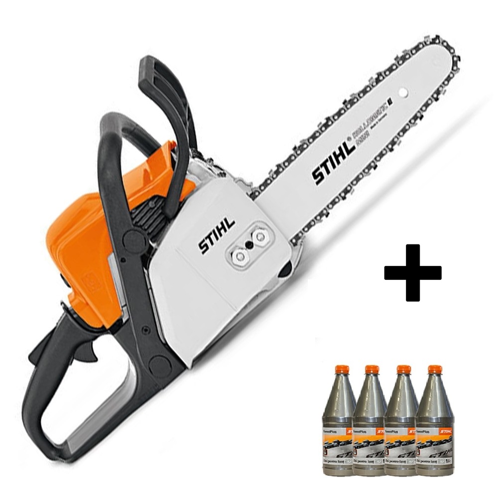 cooking they Troubled Motofierastrau Stihl MS 180 + 4L ulei lant Stihl ForestPlus - Depozit Scule