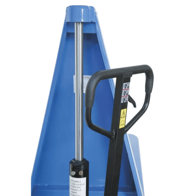 Transpalet manual cu ridicare 800mm 1000 kg Fervi S2/800 Transpalet manual cu ridicare 800mm 1000 kg Fervi S2/800