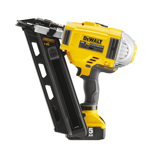 Ciocan de batut cuie cu 2 acumulatori DeWalt DCN695P2