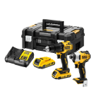 Set 2 scule DeWalt DCK2062D2T