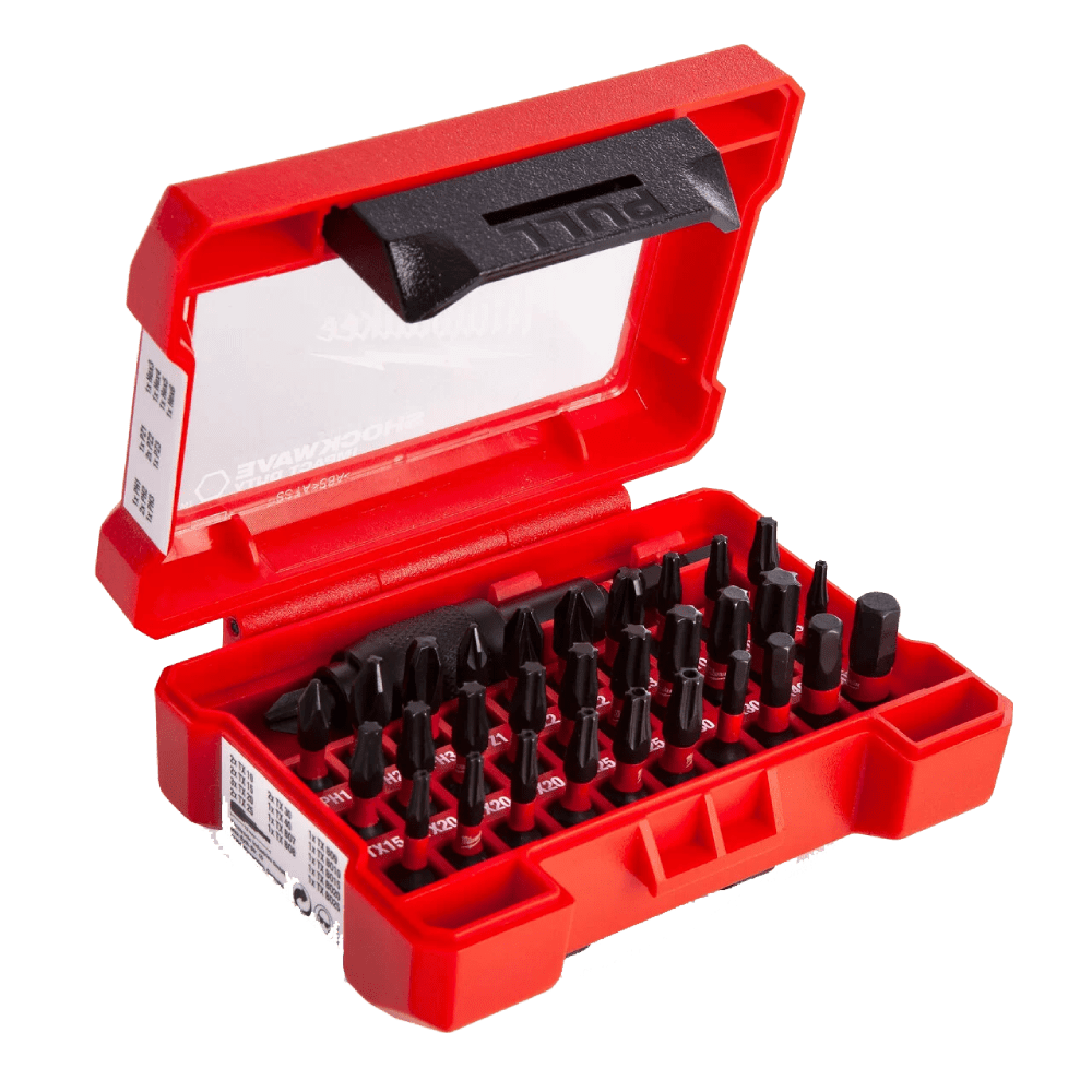 Set 32 biti in caseta Milwaukee Shockwave Set 32 biti in caseta Milwaukee Shockwave