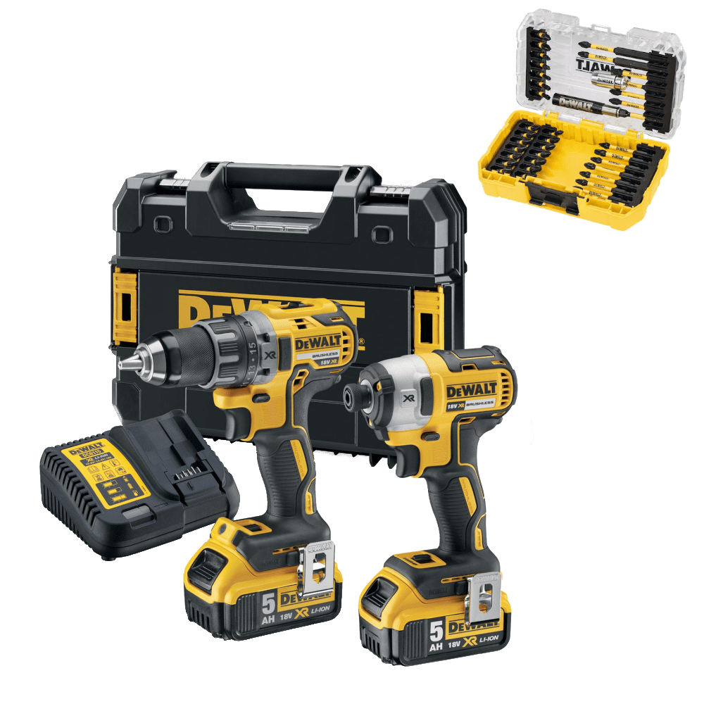 Set 2 masini de gaurit cu acumulatori DeWalt DCK268P2DT Set 2 masini de gaurit cu acumulatori DeWalt DCK268P2DT
