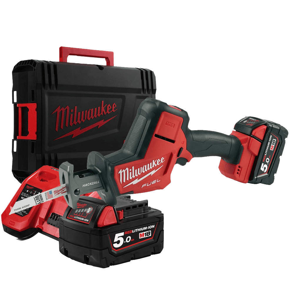 Fierastrau sabie cu 2 acumulatori Milwaukee M18 FHZ-502X Fierastrau sabie cu 2 acumulatori Milwaukee M18 FHZ-502X