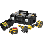 Polizor unghiular cu 2 acumulatori 54V DeWalt DCG418T2