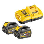 Set incarcator si 2 acumulatori XR FlexVolt DeWalt DCB118T2T