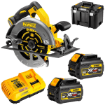 Fierastrau circular cu 2 acumulatori 54V DeWalt DCS575T2