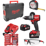Masina de gaurit cu percutie cu 2 acumulatori Milwaukee M18 FPD2-502ORB
