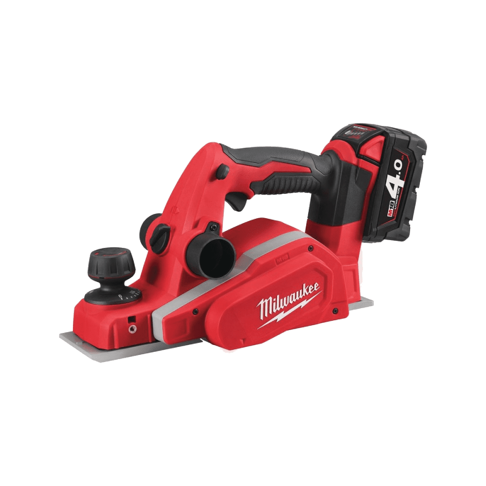 Rindea electrica manuala cu 2 acumulatori Milwaukee M18 BP-402C Rindea electrica manuala cu 2 acumulatori Milwaukee M18 BP-402C