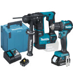 Set de 2 scule cu 2 acumulatori Makita DLX2454AJ