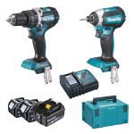 Set de 2 scule cu 3 acumulatori Makita DLX2180TJ1
