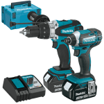 Set de 2 scule cu 2 acumulatori Makita DLX2145TJ