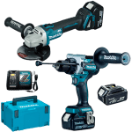Set de 2 scule cu 3 acumulatori Makita DLX2434TJ