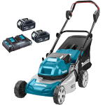 Masina de tuns gazon cu 2 acumulatori 36V Makita DLM460PT2
