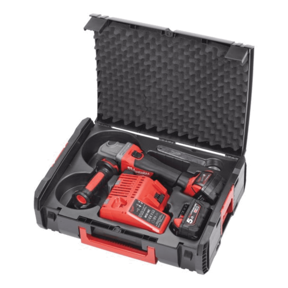 Polizor unghiular cu 2 acumulatori Milwaukee M18 CAG125X-502X Polizor unghiular cu 2 acumulatori Milwaukee M18 CAG125X-502X