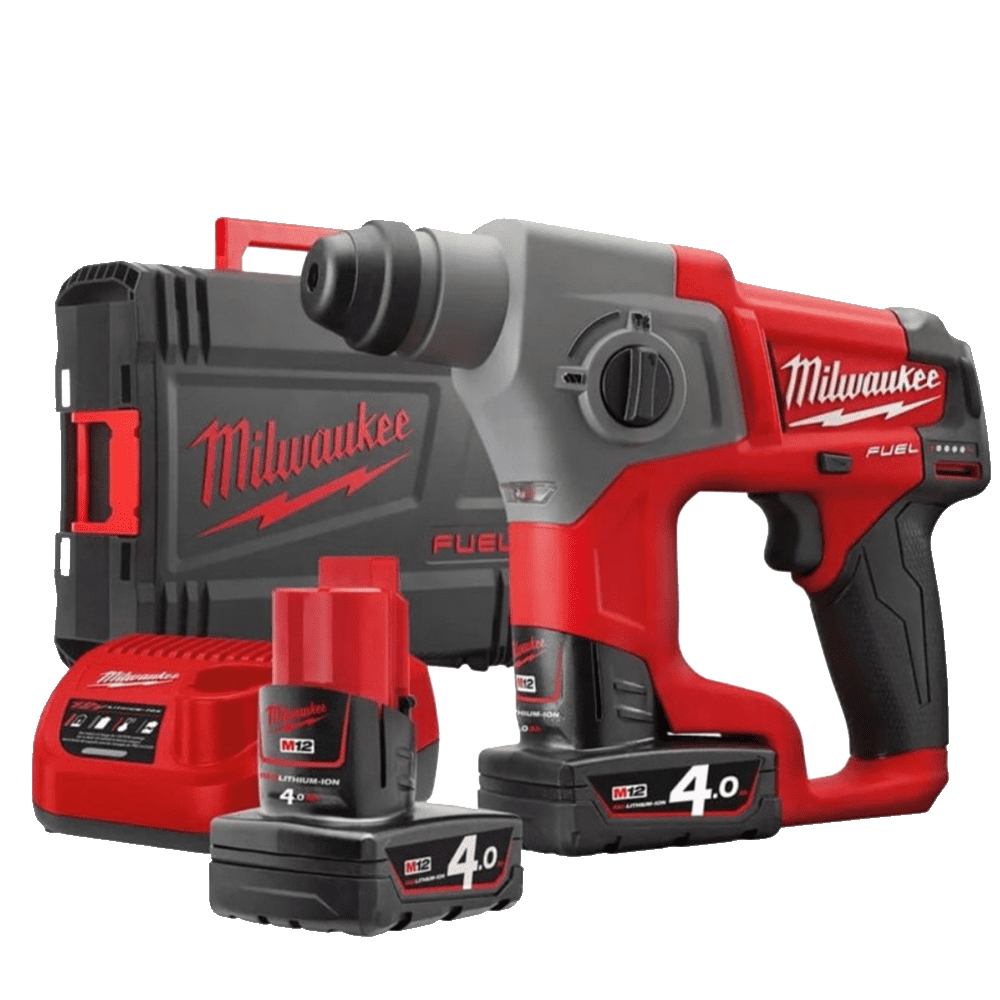 Ciocan rotopercutor cu 2 acumulatori Milwaukee SDS-plus M12CH-402X Ciocan rotopercutor cu 2 acumulatori Milwaukee SDS-plus M12CH-402X