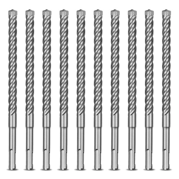 Set 10 Burghie Milwaukee SDS-PLUS Mx4 Ø14x150x210mm
