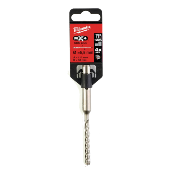 Burghiu Milwaukee SDS-PLUS Mx4 Ø5.5x100x165mm