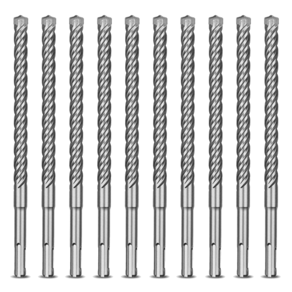 Set 10 Burghie Milwaukee SDS-PLUS Mx4 Ø5.5x50x115mm