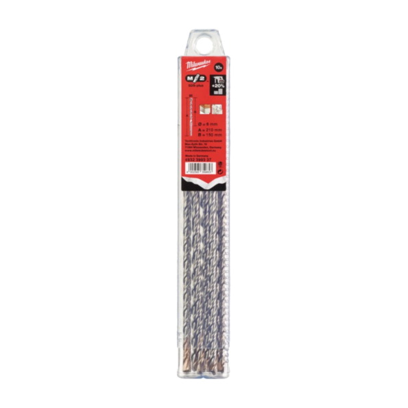 Burghie Milwaukee SDS-plus M2 Ø6.0x150x210mm-set 10 buc
