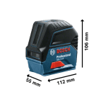 Nivela laser cu linii rosii Bosch GCL 2-15