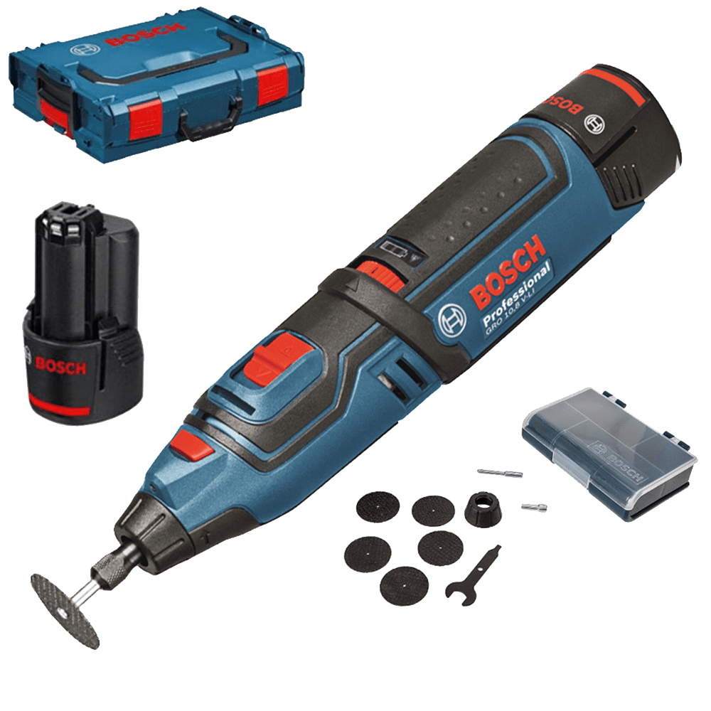 Polizor drept cu 2 acumulatori Bosch GRO 12V-35 Polizor drept cu 2 acumulatori Bosch GRO 12V-35