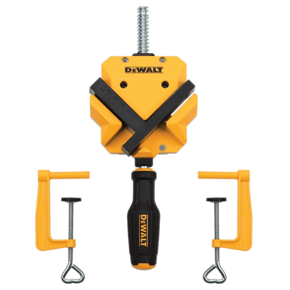 Menghina de colt cu 2 cleme de masa DeWalt Menghina de colt cu 2 cleme de masa DeWalt