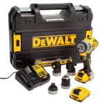 Masina de gaurit si insurubat DeWalt DCD703L2T cu 2 acumulatori 12V