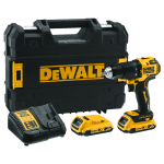 Masina de gaurit/infiletat cu percutie cu 2 acumulatori DeWalt DCD709D2T