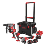 Set 4 scule cu acumulator Milwaukee M18 FPP4C-555T