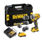 Masina de gaurit si insurubat DeWalt DCD703L2T cu 2 acumulatori 12V