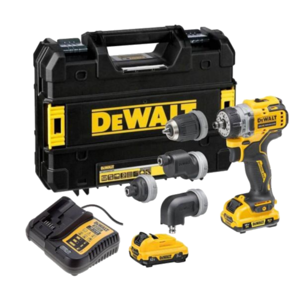 Masina de gaurit si insurubat DeWalt DCD703L2T cu 2 acumulatori 12V