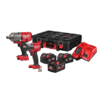 Set 2 scule de impact cu 3 acumulatori Milwaukee M18FPP2AS-553P
