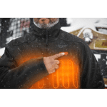 Jacheta incalzita neagra marime L Milwaukee M12HJBL5-0(L)