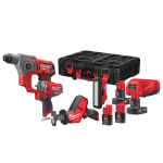 Set 4 scule cu acumulator Milwaukee M12 FPP4C-624P