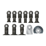 Set de 11 panze pentru masini multifuctionale Milwaukee