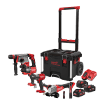 Set 4 scule cu acumulator Milwaukee M18 FPP4D-555T