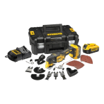 Unealta multifunctionala oscilanta cu 2 acumulatori DeWalt DCS355M2