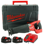 Fierastrau sabie cu 2 acumulatori Milwaukee M18ONESX-502X
