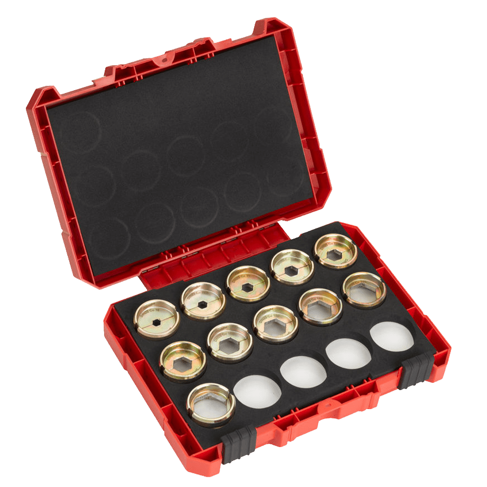 Set bacuri sertizare cupru tip DIN22 pentru M18 HCCT Set bacuri sertizare cupru tip DIN22 pentru M18 HCCT