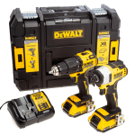 Set 2 masini de gaurit compacte DeWalt DCK2061D2T